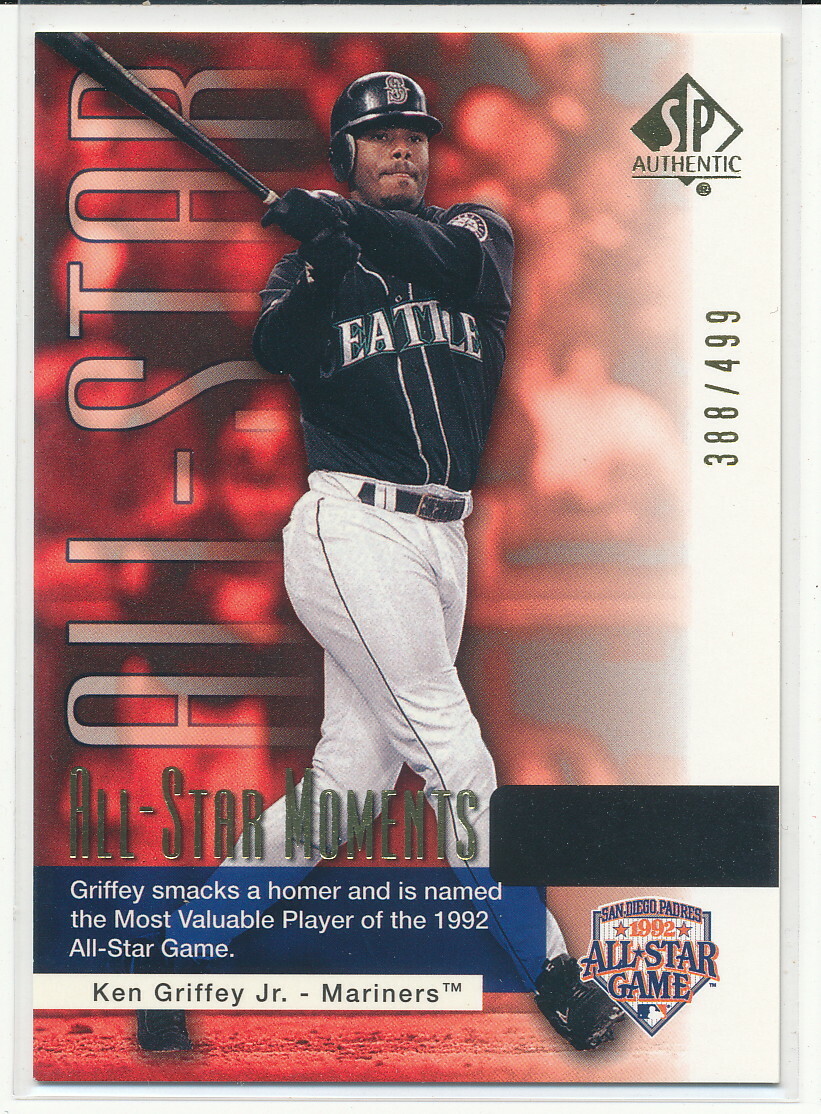 Ken Griffey ￼jr 2004 studio 2004 SP authentic Ken Griffey Jr. Gold 388/499 | eBay