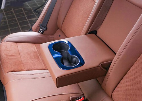 For Buick Regal 2017-2020 Car Rear Water Cup Panel Frame Trim Blue Titanium 1PCS - Picture 5 of 7