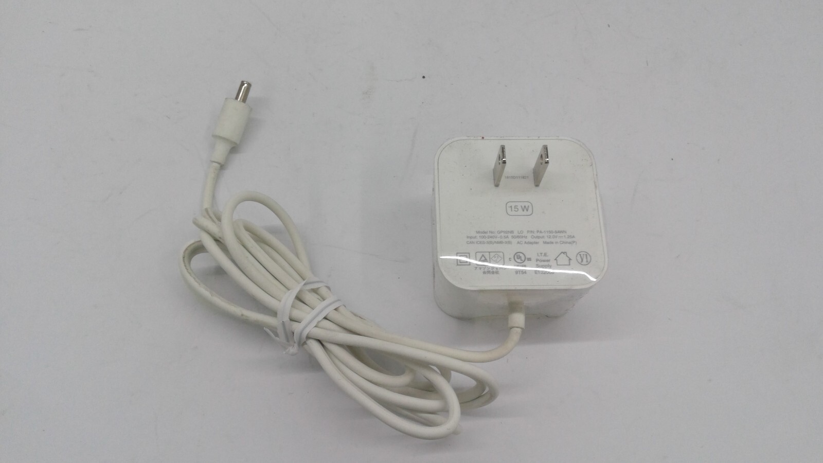 Amazon Echo Charger Power Supply 15W for Echo Dot 3rd Gen GP92NB PA