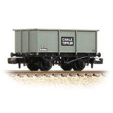 Graham Farish 377-276B N Gauge BR 27T Steel Tippler Wagon BR Grey 'Chalk'