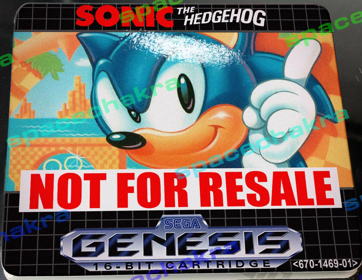 Sonic the Hedgehog sticker - SEGA - Genesis