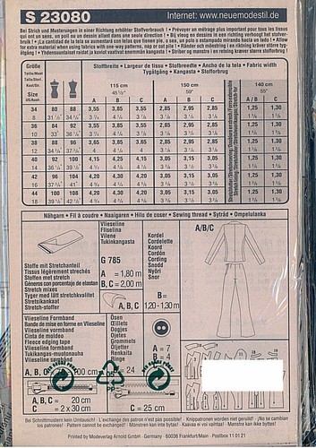 Neue Mode Stil 23080 Jacket Pants Double Breast Split Bell Bottom Pattern Misses - Picture 2 of 2