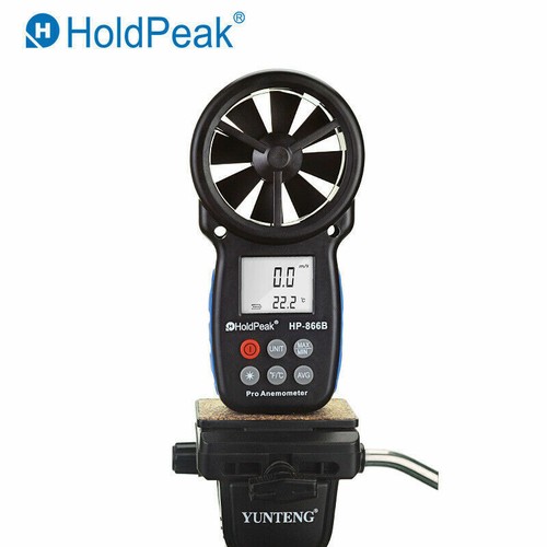 HoldPeak Anemometer Wind Chill Gauge Air Flow Temperature Wind Speed Meter Test - Picture 5 of 9