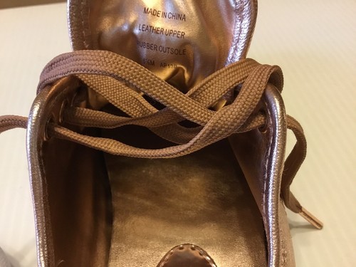 MICHAEL KORS Women’s Shoes rose Gold Metallic Sneakers 6.5M Rare AP138 Sneakers - Picture 12 of 12