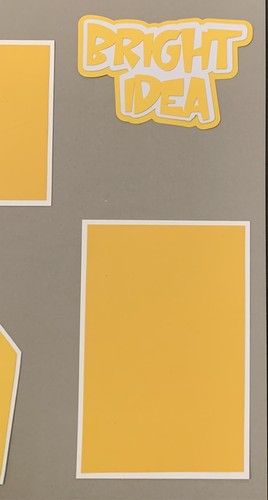 12X12 BRIGHT IDEA PREMADE SCRAPBOOK PAGE LAYOUT PAPER PIECING - TONYA #4422 - Picture 7 of 7