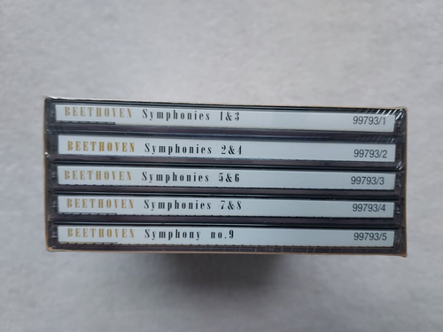 Beethoven Symphonies Complete 1-9 Herbert Blomstedt 5 CD BoxSet RARE NEW SEALED - Foto 3 di 3