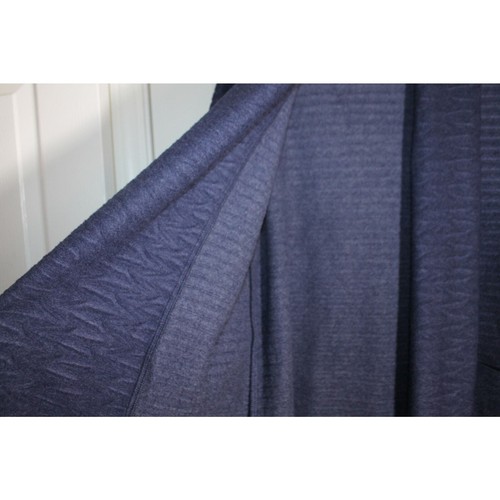 Habitat superweiche Strickjacke vorne offen blau Gr. M - Bild 2 von 4