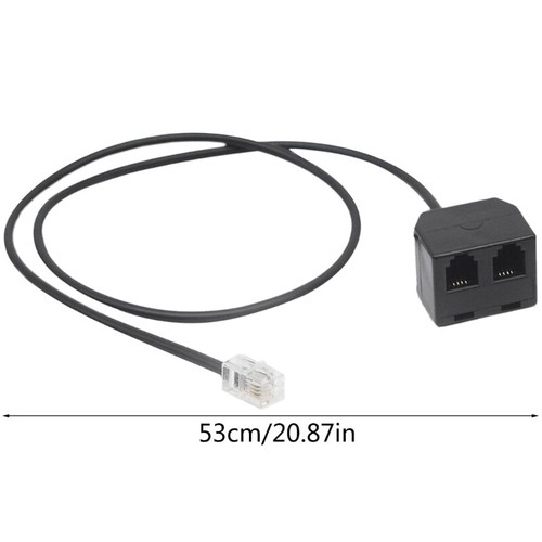 RJ9 Adapter Splitter Cord 2 Female To 1 Male RJ9 4P4C Extension - Afbeelding 8 van 8