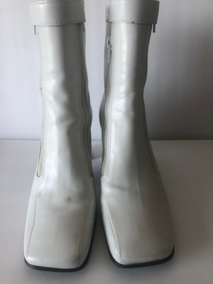 nine west square toe boots