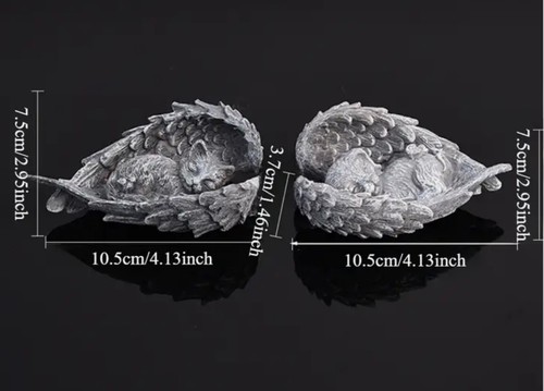 Engel Haustier Denkmal Hund oder Katze Erinnerung Harz - Bild 3 von 10