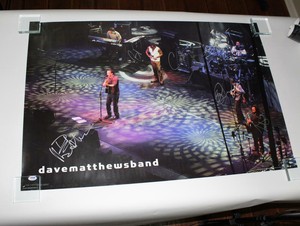 DAVE-MATTHEWS-FULL-BAND-SIGNED-AUTOGRAPH-CONCERT-TOUR-POSTER-CRASH-PSA