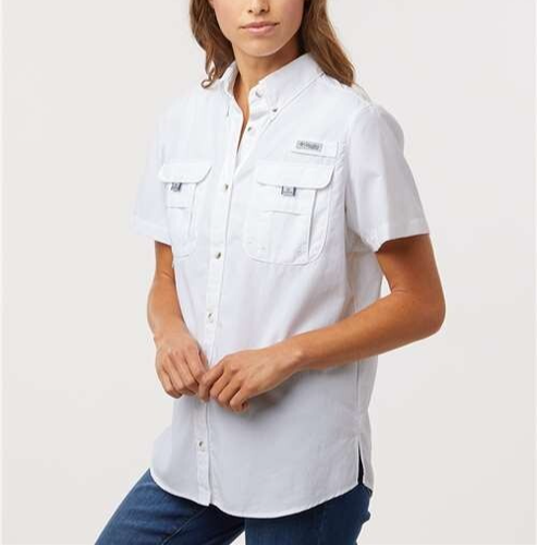 NEW! Women’s Columbia Shirt PFG Bahama Short Sleeve Shirt UPF 50+ | 212473 - Picture 27 of 31