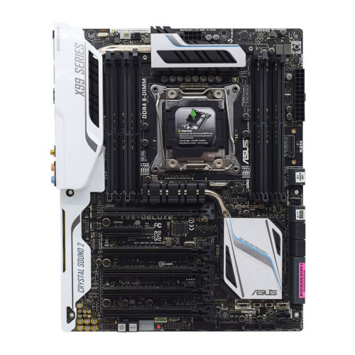 ASUS X99-DELUXE Motherboard ATX Intel X99 LGA2011-3 DDR4 64GB SATA3 M.2 SPDIF - Picture 2 of 10