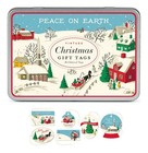 Cavallini & Co. Vintage Peace on Earth Glittered Gift Tag Set, Assorted​​