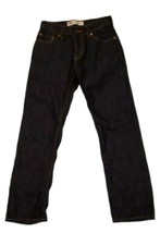 LEVI 514 jeans Boys Sz 12 26 X 26 STRAIGHT Dark Wash LK NU
