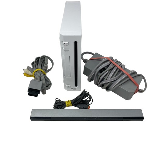 Nintendo Wii Console Only RVL001 White For Parts Or Repair, Won't