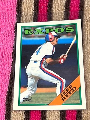 1988 TOPPS TIFFANY #176 JEFF REED EXPOS VINTAGE NM-MT BASEBALL CARD !! - Photo 1/2