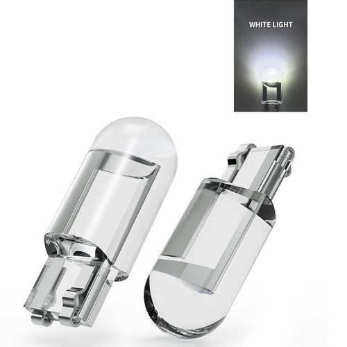 10Pcs White T10 194 168 W5W LED License Plate Interior Light Bulb Lamp 6000K - Picture 3 of 9