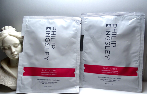 x 2 Philip Kingsley Elasticity Deep Conditioning Treatment Travel Packet 1.35 oz - Picture 1 of 2