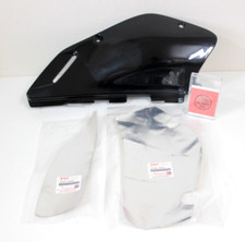 BLACK SIDE FRAME COVERS RH RIGHT ＆ Heat Shield Fit SUZUKI 1996 - 2024 DR650SE