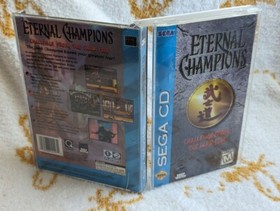 Sega CD Eternal Champions Challenge From the Dark Side  Game CIB Near Mint Disc