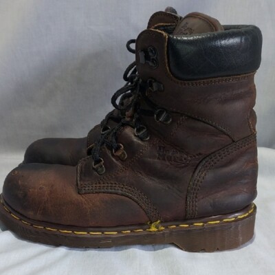 Dr. Martens ANSI/OSHA Steel Toe Safety Boots 7741 Mens Size 6 Made In England