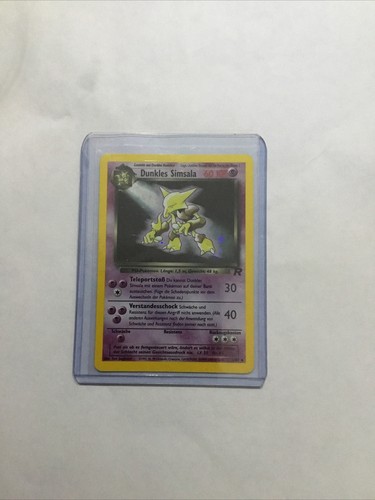 Pokémon Dunkles Simsala 1 edition ungraded in plastic cover German - 第 1/3 張圖片