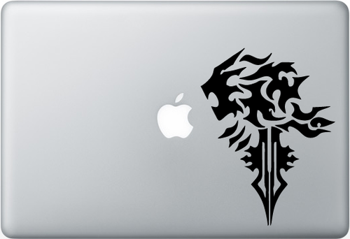 Final Fantasy Lionheart Lion heart Apple Macbook Laptop Vinyl Decal Sticker