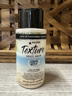 Sexy Hair Concepts Clean Wave Texturizing Styling Shampoo - 10.1 oz