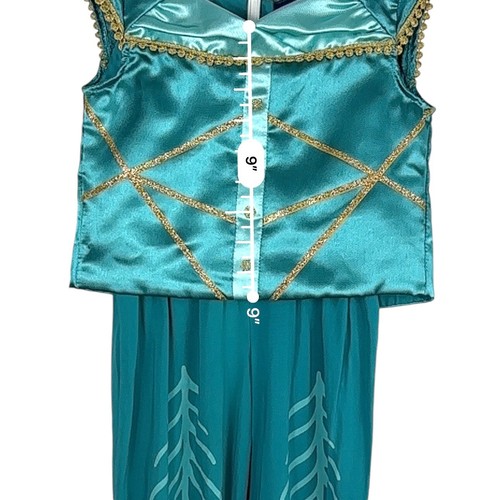 Disney Princess Jasmine Costume Aladdin Toddler Size 3T Green Top Pants - Picture 6 of 13
