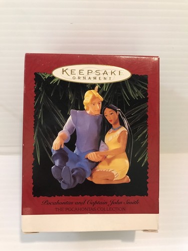 POCAHONTAS & CAPTAIN JOHN SMITH ORNAMENT, Hallmark Ornament, Disney Ornament - Bild 5 von 5