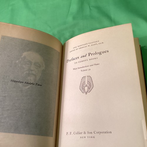 Harvard Classics, FAMOUS PREFACES #39, Five-ft shelf of books Collier & Son 1938 - Imagen 9 de 17
