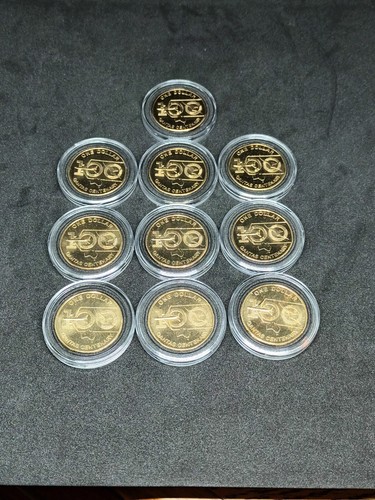 100 X Coin Capsules For Australian $1 Coin Holder  One Dollar Display Case  - Bild 2 von 2