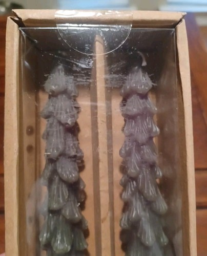 Creative Co-Op unparfümierte Spitzkerzen in Baumform, immergrün, 10", immergrün - Bild 2 von 7