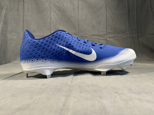 Nike Lunar Vapor Ultrafly Elite 2 Baseball Cleats Shoes Blue White Men's 16 - Picture 4 of 8