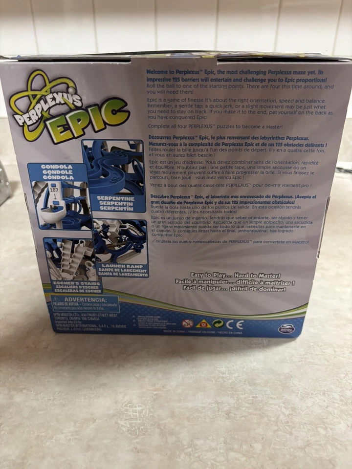 PERPLEXUS EPIC Maze Game 125 BARRIERS Challenges BALL Globe SPHERE Family Fun! - Image 3 of 4