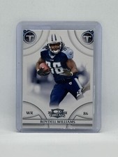 2008 Donruss Threads Football Card #145 Roydell Williams Titans