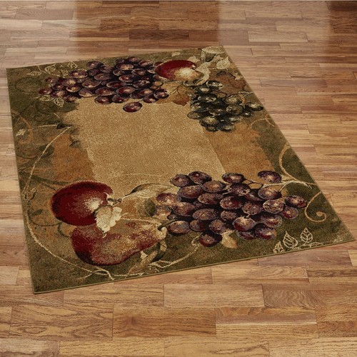 Tuscan Countryside Grapes Fruit Area Rug - Picture 1 of 6