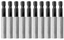 Bithalter Bits Adapter Magnet Bit Halter 1/4" Sechskantschaft Halterung 10 Stück