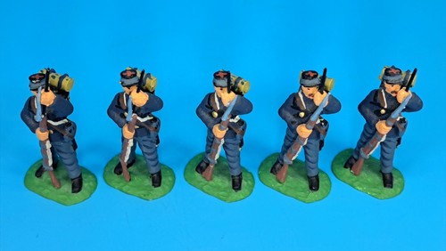 Frontline Figures - 20th Maine Regiment Union Army - 5 x Reloading Figures 54mm - Picture 5 of 7
