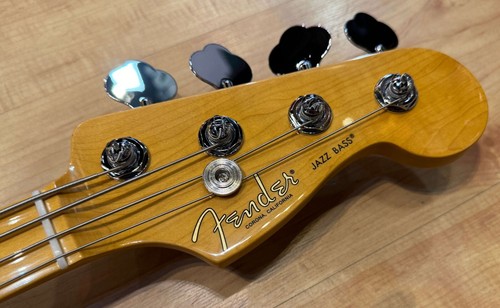 Fender American Professional II Jazz Bass Electric Guitar (Roasted Pine) - Picture 12 of 13