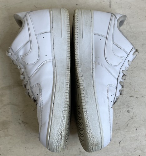 Men's Nike Air Force 1 Low Top Shoes Size 12 Style: 316122-111 Color All White - Picture 6 of 8