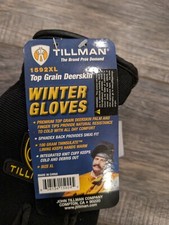 Tillman 1592XL Top Grain Deerskin Palm/Spandex Back Winter Glove, X-Large