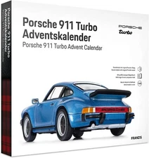 GENUINE PORSCHE Advent Calendar "911 Turbo" - Blue - 1:43 - Christmas Franzis