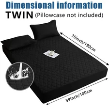 Super soft waterproof mattress cover, layered design, comfortable and durable