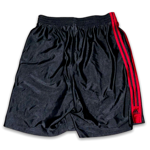 Pantalones Cortos de Baloncesto Adidas Basic de 3 Rayas Súper Raros Negro Rojo Deslumbrante XL - Imagen 8 de 8