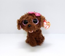 Ty The Beanie Boo's Collection Maddie The Brown Dog Plush Stuffed Animal 6"
