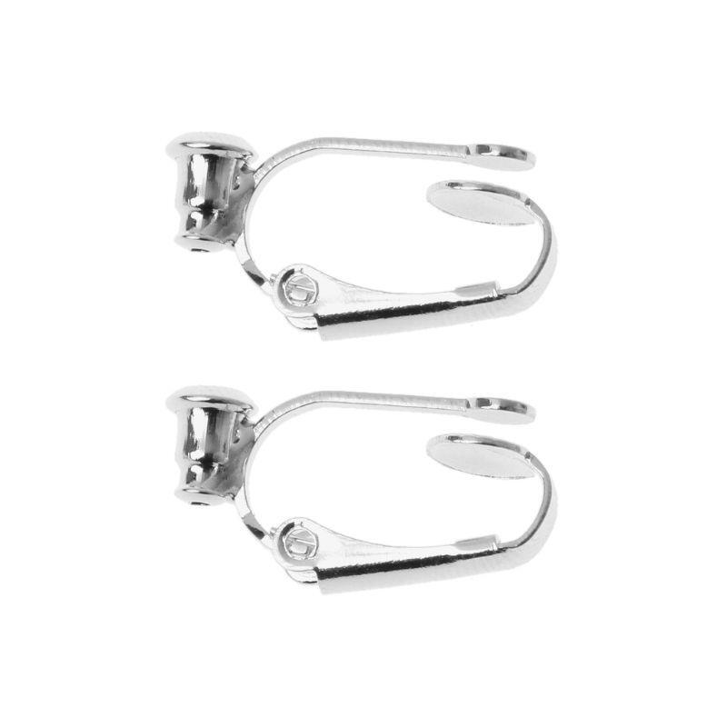 2x Pierced to Clip On Earring Converters Findings for NonPierced Ears