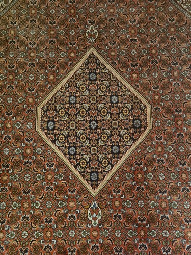 Perserteppich Orientteppich Handgeknüpfter Teppich Bidjar 354x247cm - Bild 12 von 22