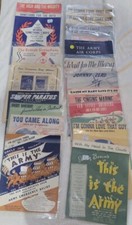Lot Of 18 Vintage Military Sheet Music All Sleeved 1940's Amazing Condition